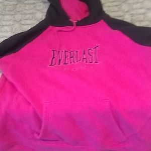Everlast sport pink and black sweatshirt